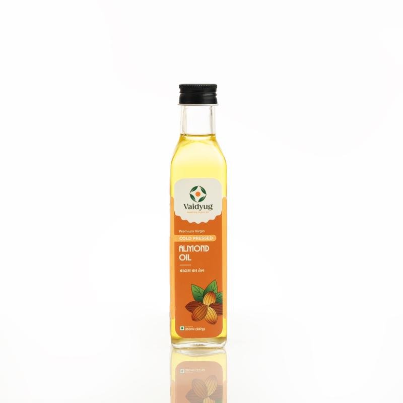 Almond Oil - 250ml, 500ml Bottle(Glass)