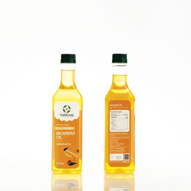 Groundnut oil - 500ml , 1000ml Bottle